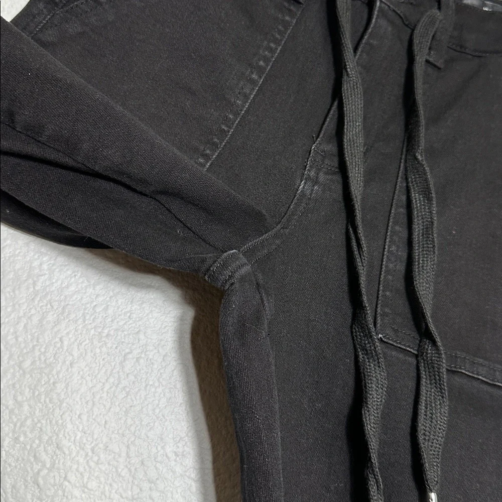 Judy Blue High Waist Black Jogger Jeans Stretch Womens 0/24 Modern Preppy Casual